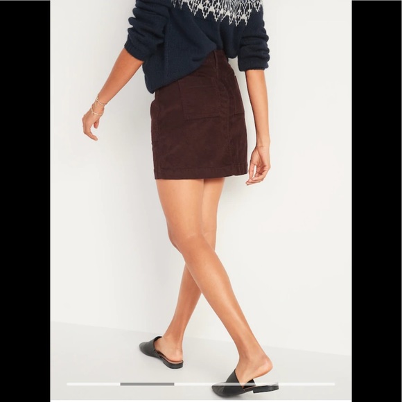 NWT High-waisted Corduroy Utility Pencil Skirt - Picture 2 of 3